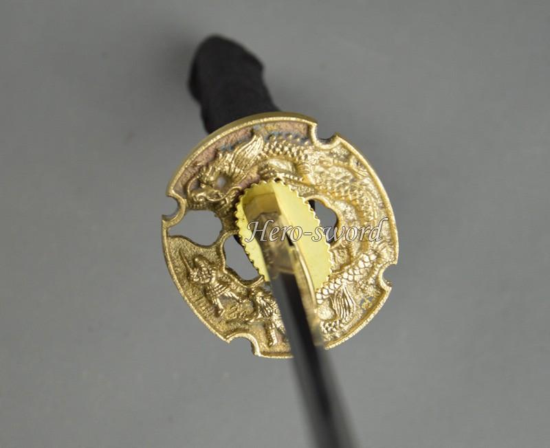 New Brass Dragon Japanese Katana Tsuba Samurai Sword Guard Alloy Sword Fitting